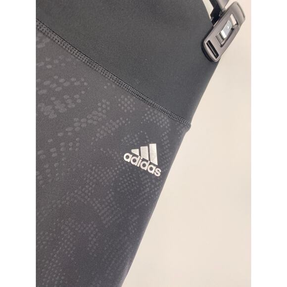 Adidas Womens Black Capri Leggings NEW XS - Picture 6 of 9